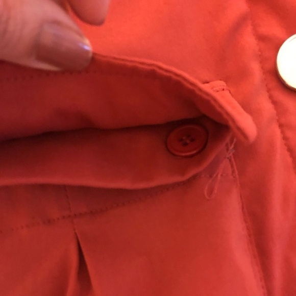 PRANA Jacket Women's Size Medium Red Utility With Hood Front Zipper Pockets - Picture 13 of 16